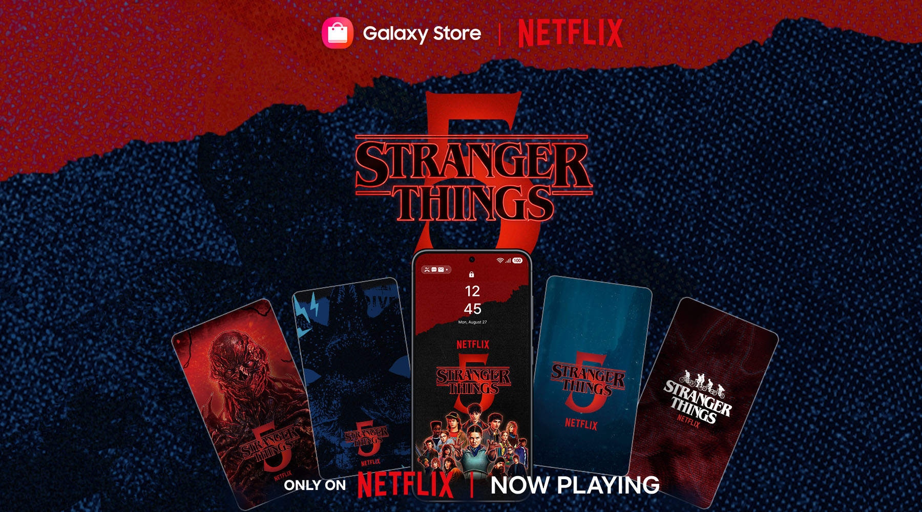 Adéntrate en el Upside Down: Samsung y Netflix ofrecen un tema exclusivo de “Stranger Things” para Galaxy
